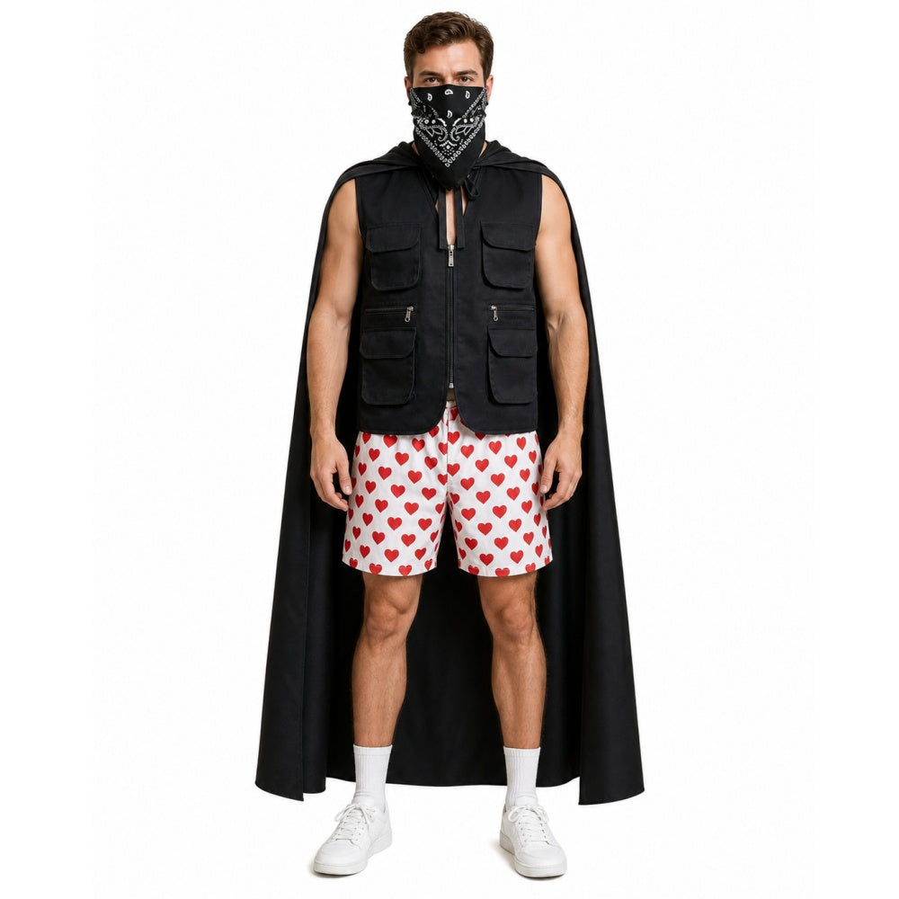 Dungeon Crawler Carl Carl Black Vest White Shorts Set Outfits Cosplay Costume