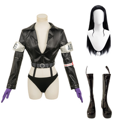 Anime One Piece Robin Black Sexy Set Outfits Cosplay Costume Halloween Carnival Suit