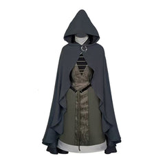Elden Ring Melina Green Dress Set Outfits Cosplay Costume Halloween Suit
