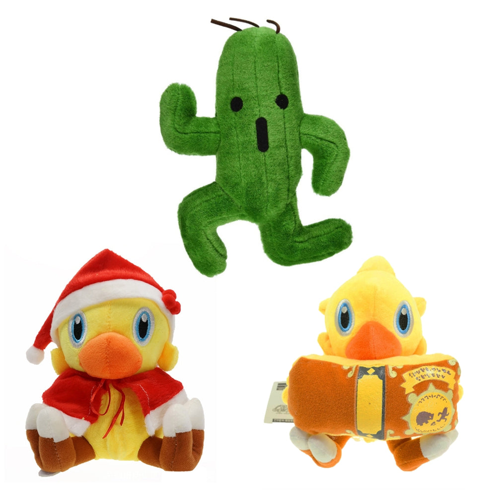 Final Fantasy Cactuar Chocobo Cosplay Plush Toys Cartoon Soft Stuffed Dolls Mascot Birthday Xmas Gift