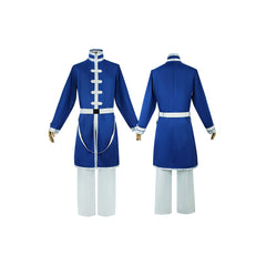 Frieren: Beyond Journey's End Himmel Blue White Set Outfits Cosplay Costume