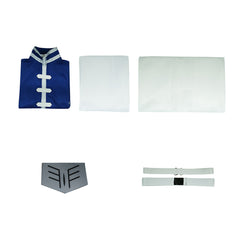 Frieren: Beyond Journey's End Himmel Blue White Set Outfits Cosplay Costume