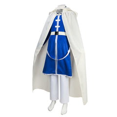 Frieren: Beyond Journey's End Himmel Blue White Set Outfits Cosplay Costume
