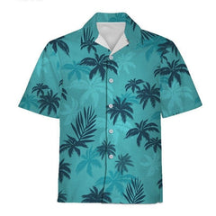 GTA 6 (2026) Tommy Vercetti Blue Printed Aloha Shirt Outfits Cosplay Costume