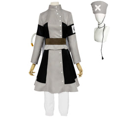 Gachiakuta (2025) Eishia Stilza Gray Dress Set Outfits Cosplay Costume