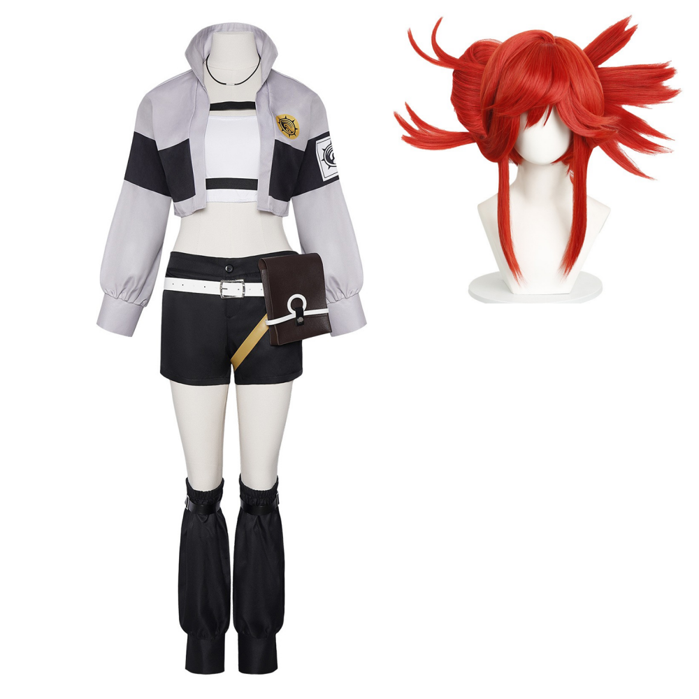 Gachiakuta (2025) Riyou Reaper Gray Black Set Outfits Cosplay Costume