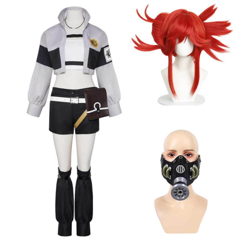 Gachiakuta (2025) Riyou Reaper Gray Black Set Outfits Cosplay Costume