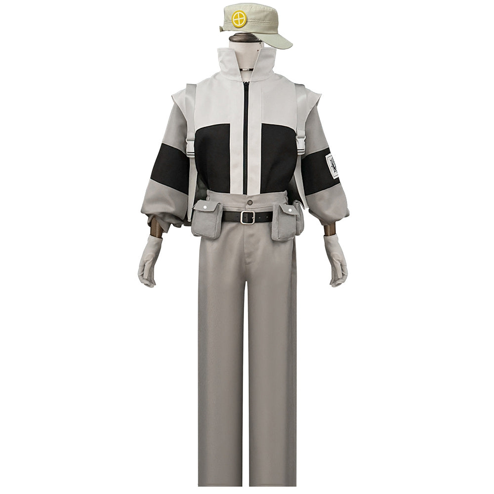 Gachiakuta Gris Rubion Supporter Gray Uniform Set Outfits Cosplay Costume