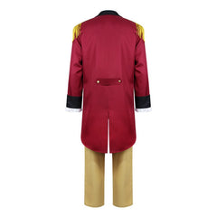 George Washington President Red Jacket Set Colonial Outfits Cosplay Costume