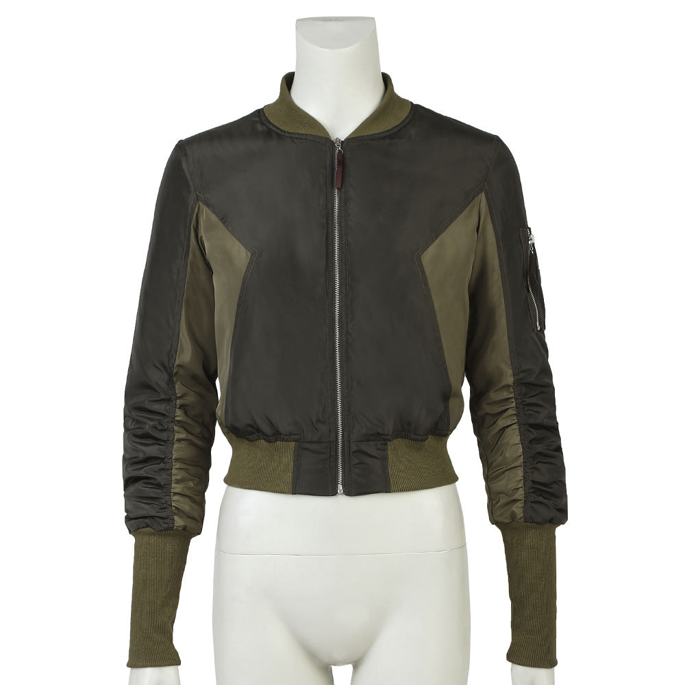 Ghost In The Shell 2017 The Major Motoko Kusanagi Brown Green Jacket Outfits Cosplay Costume