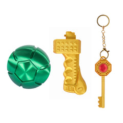 Gyro Zeppeli Weapon Green Steel Balls Hot Pants Cream Starter Mr. President Key Cosplay Accessories Props