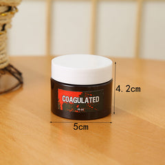 Halloween Fake Blood Kit Coagulated Blood Gel Fake Blood Spray Dripping Blood Scar Wax Realistic Washable Cosplay SFX Makeup For Zombie Vampire Clown Monster Clothes Dress Up With Sponge