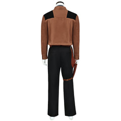 Han Solo Brown Jacket Black Set Outfits Cosplay Costume Halloween Suit