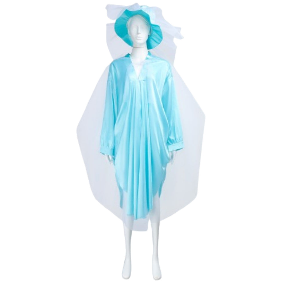Haunted Mansion Ghost Bride Blue Set Outfits Halloween Horror Cosplay Costume