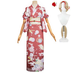 Hazbin Hotel 2 (2025) Charlie Morningstar Red Bathrobe Kimono Cosplay Costume Halloween Carnival Suit