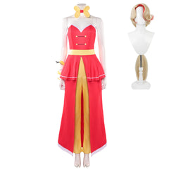 Hazbin Hotel 2 (2025) Charlie Morningstar Red Yellow Set Outfits Cosplay Costume