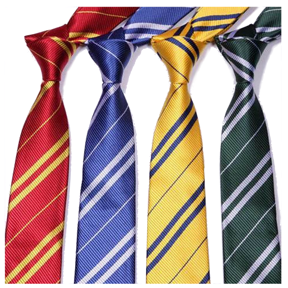 Hogwarts House Gryffindor Hufflepuff Ravenclaw Slytherin Necktie Cosplay Accessories Props