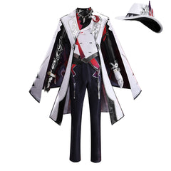 Honkai: Star Rail Ashveil White Black Full Set Outfits Cosplay Costume