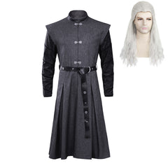 House Of The Dragon Daemon Targaryen Gray Coat Outfits Cosplay Costume