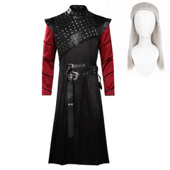 House Of The Dragon Prince Daemon Targaryen Red Sleeves Top Outfits Cosplay Costume