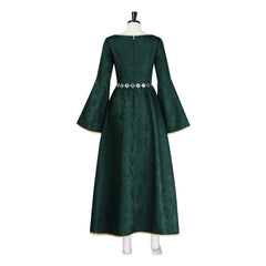 House Of The Dragon Season 2 (2024) Alicent Hightower Wide Sleeve Dress Outfits Cosplay Costume Halloween Carnival Suit