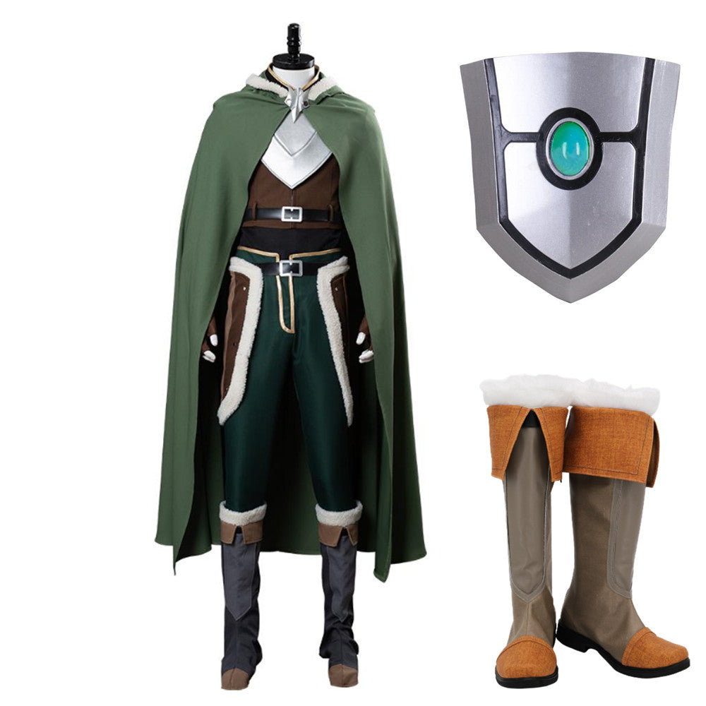 Anime Iwatani Naofumi Green Set Cosplay Costume Halloween Suit