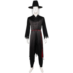 KPop Demon Hunters (2025) Saja Boys Jinu Grim Reaper Hanbok Black Vest Set Outfits Cosplay Costume