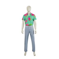 KPop Demon Hunters (2025) Abby Saja Green Shirt Trousers Set Outfits Cosplay Costume