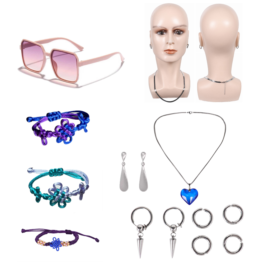 KPop Demon Hunters (2025) Jinu Saja Boys Your Idol Bracelet Romance Necklace Mystery Earrings Cosplay Accessories Props