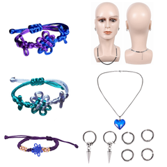 KPop Demon Hunters (2025) Jinu Saja Boys Your Idol Bracelet Romance Necklace Mystery Earrings Cosplay Accessories Props