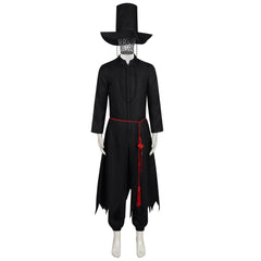 KPop Demon Hunters (2025) Saja Boys Grim Reaper Hanbok Black Coat Set Outfits Cosplay Costume