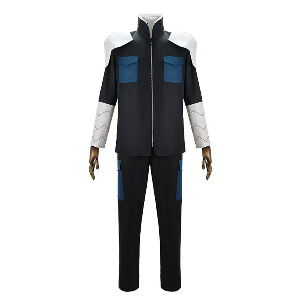 Kaiju No.8 Soshiro Hoshina Black Team Uniform Set Outfits Cosplay Costume