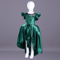 Kids Children Agnes DeMille Dead Dance Green Dress Gown Outfit Cosplay Costume