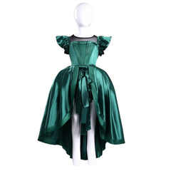 Kids Children Agnes DeMille Dead Dance Green Dress Gown Outfit Cosplay Coshduk Kids Children Agnes DeMille Dead Dance Green Dress Gown Outfit Cosplay Coshduk