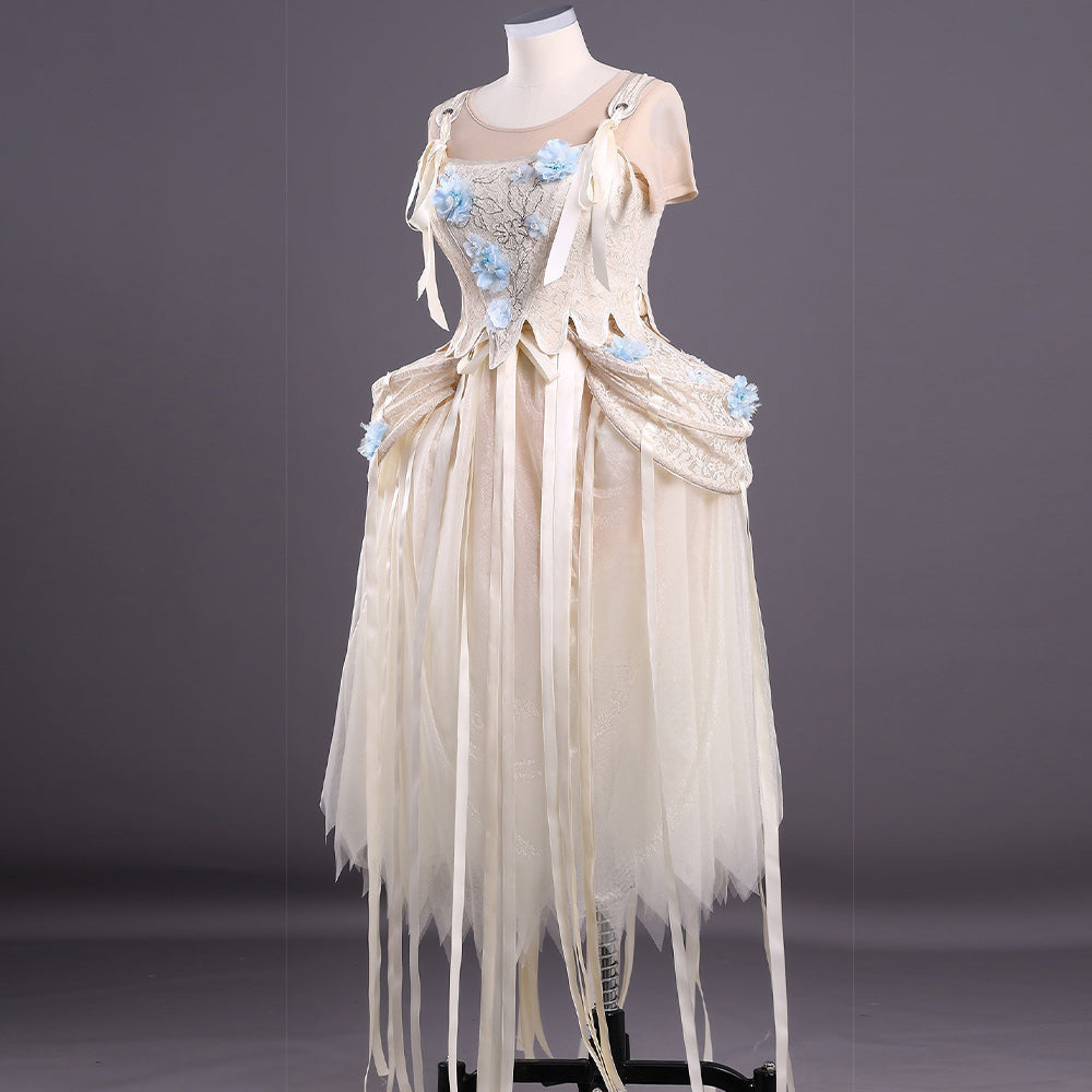 Kids Children Enid Sinclair Dead Dance Apricot Dress Gown Outfit