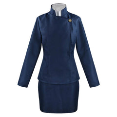 Maki Zenin Blue School Uniform Skirt Set Outfit Cosplay Costume