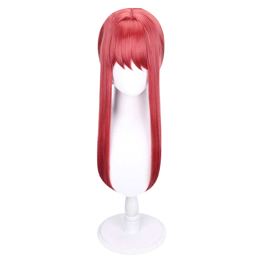 Makima Cosplay Wig Heat Resistant Synthetic Hair Carnival Halloween Party Props