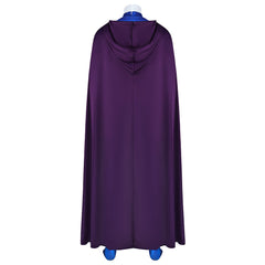 Masters Of The Universe (2026) Skeletor Blue Jumpsuit Cloak Set Outfits Cosplay Costume