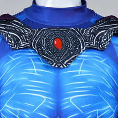 Masters Of The Universe (2026) Skeletor Blue Jumpsuit Cloak Set Outfits Cosplay Costume