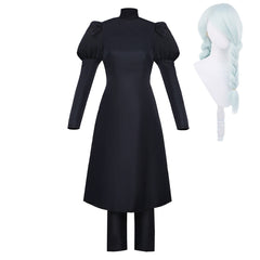 Mei Mei Black Dress Pants Set Outfits Cosplay Costume Halloween Carnival Suit