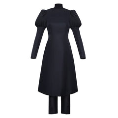 Mei Mei Black Dress Pants Set Outfits Cosplay Costume Halloween Carnival Suit