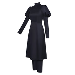 Mei Mei Black Dress Pants Set Outfits Cosplay Costume Halloween Carnival Suit