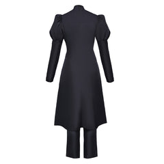 Mei Mei Black Dress Pants Set Outfits Cosplay Costume Halloween Carnival Suit