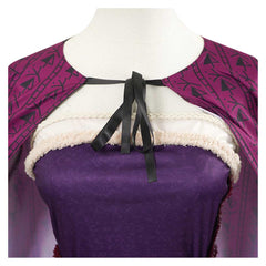 Moana 2 (2024) Matangi Purple Dress Cloak Set Outfits Cosplay Costume