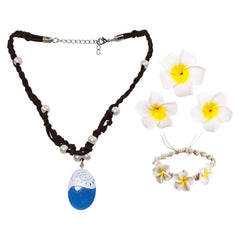 Moana 2 (2024) Moana Maui Simea Anklets Necklace Hair Clips Bracelet Cosplay Accessories Props