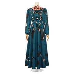 Monster: The Lizzie Borden Story (2026) Lizzie Borden Blue Dress Outfits Cosplay Costume Halloween Carnival Suit
