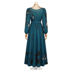 Monster: The Lizzie Borden Story (2026) Lizzie Borden Blue Dress Outfits Cosplay Costume Halloween Carnival Suit