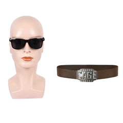 Mortal Kombat II (2026) Johnny Cage Uncaged Fury Belt Glasses Cosplay Accessories Props