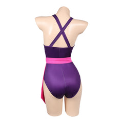 Mv Rivals (2025) Psylocke Purple Pink Swimsuit Outfits Cosplay Costume