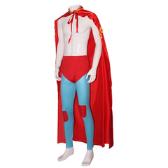Nacho Libre Nacho Red Wrestler's Cloak Pants Set Cosplay Costume Halloween Carnival Suit